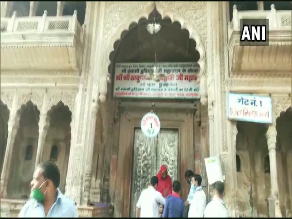  Banke Bihari temple in Mathura, Uttar Pradesh. (Photo/ANI)