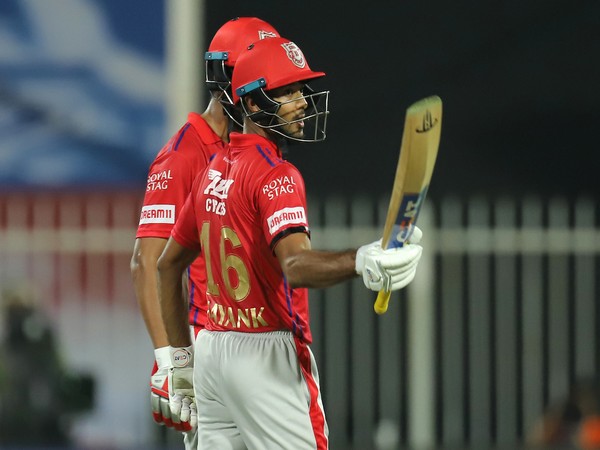 KXIP batsman Mayank Agarwal (Photo/IPL Twitter)