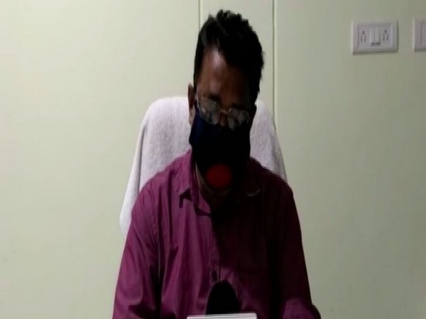 ASP Sudam Sahu speaking to ANI. (Photo/ANI)