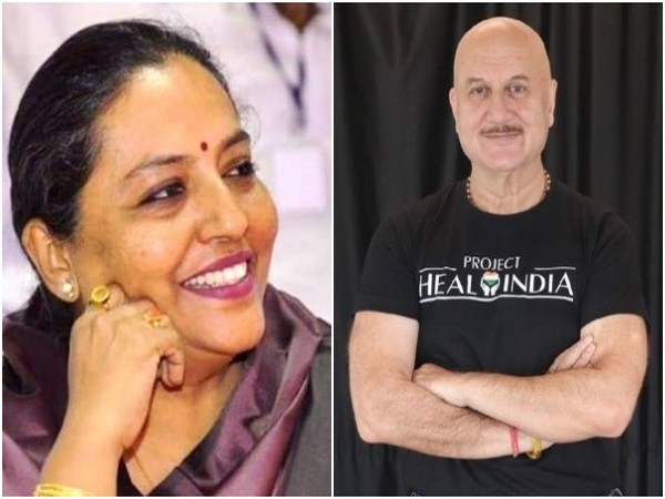 Yashomati Thakur, Anupam Kher (Image Source: Twitter)