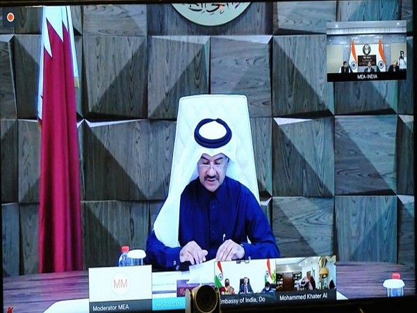 India, Qatar hold fourth foreign office consultations (Photo Credit: Twitter/Anurag Srivastava) 