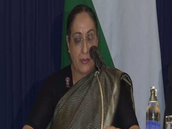 Secretary (East) in the MEA Vijay Thakur Singh briefing media persons in Bangkok on Monday. Photo/ANI