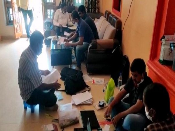 Anti-Corruption Bureau conducted a raid over corruption charges on the Joint Collector of Medak District. (Photo/ANI)