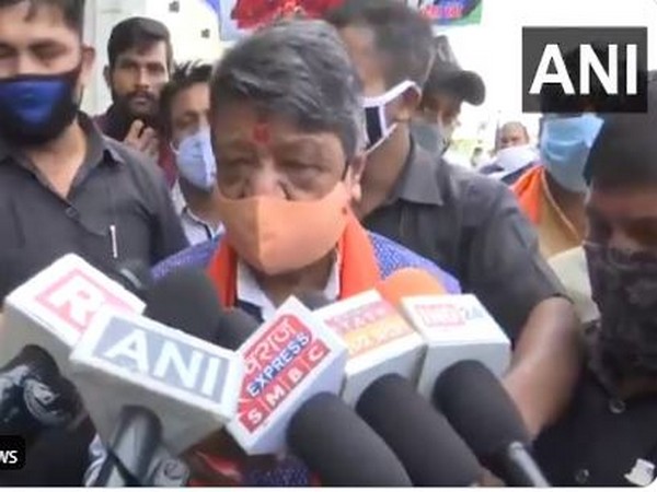 BJP leader Kailash Vijayvargiya speaking to media in Bhopal on Wednesday. (Photo/ANI)