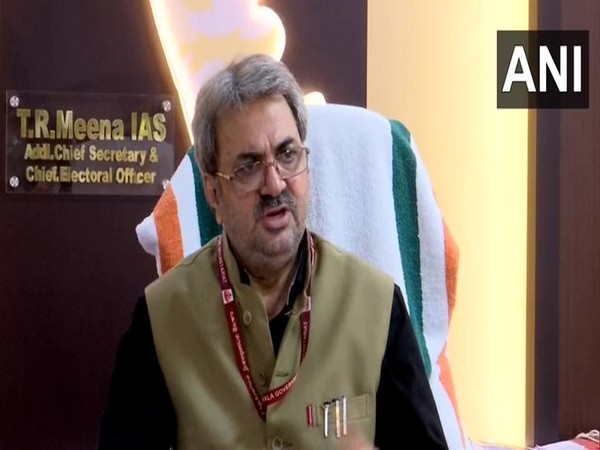 State Chief Electoral Officer TR Meena addressing a press conference in Thiruvananthapuram on Monday.