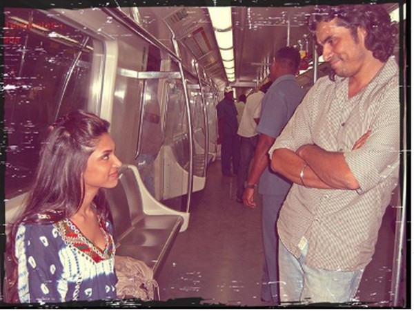Actor Deepika Padukone with director Imtiaz Ali (Image Source: Instagram)