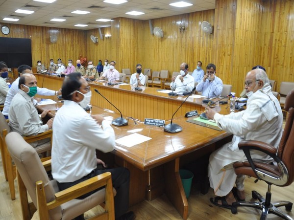 Speaker holds meet over arrangements ahead of UP Assembly session amid COVID-19. Photo/ANI