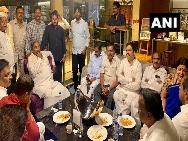 A meeting of Karnataka Congress MLAs with Congress Legislative Party leader Siddaramaiah and Deputy Chief Minister G Parameshwara took place at Taj Vivanta hotel on July 20.