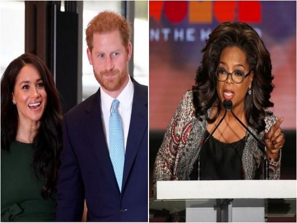 Meghan Markle, Prince Harry and Oprah Winfrey