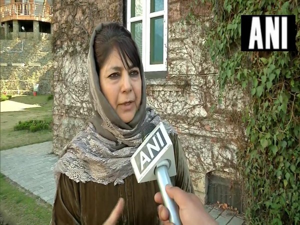 People's Democratic Party (PDP) president Mehbooba Mufti speaking to ANI.