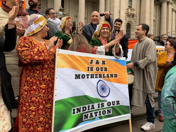 The Kashmiri Pandit community in Melbourne held a rally on Sunday