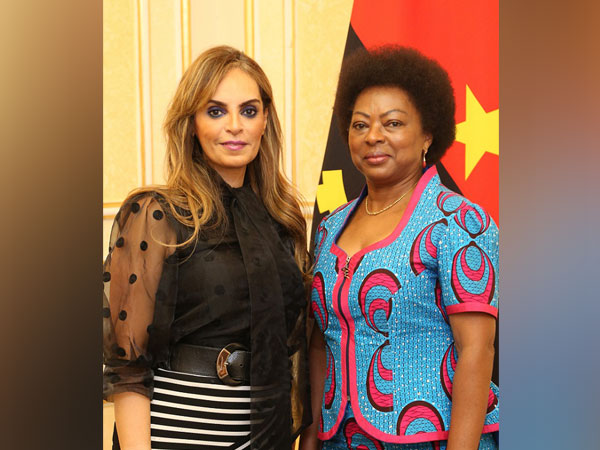 Dr Rasha Kelej, CEO of Merck Foundation with the First Lady of Angola, Ana Dias Lourenco during her visit to Angola