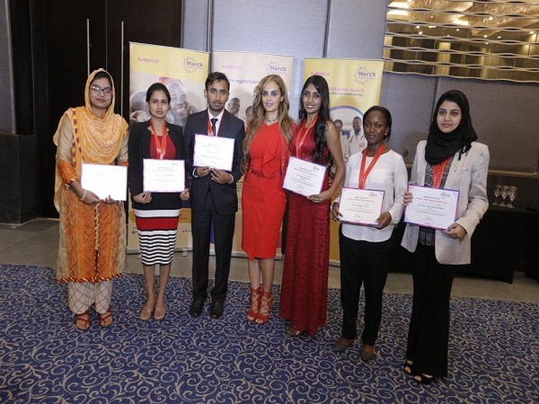 Dr Rasha Kelej, CEO of Merck Foundation acknowledge some of Merck Foundation Alumni, future Diabetes and Hypertension experts in Africa and Asia.