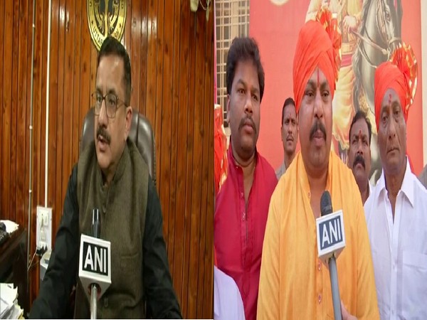 Shia Waqf board chief Wasim Rizvi (left) and BJP MLA from Telangana Raja Singh (right). Photo/ANI
