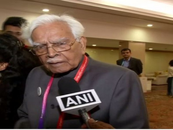 Former External Affairs Minister Natwar Singh speaking to ANI on Sunday. Photo/ANI