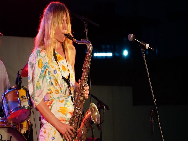 German musician Stephanie Lottermoser in Kochi (Photo/ANI)