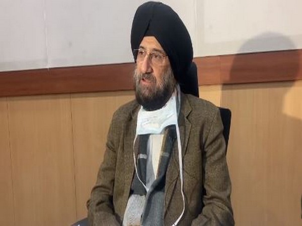 Shri Mata Vaishno Devi Narayana Superspeciality Hospital Neurosurgeon Dr JP Singh talks to reporters (Photo/ANI) 