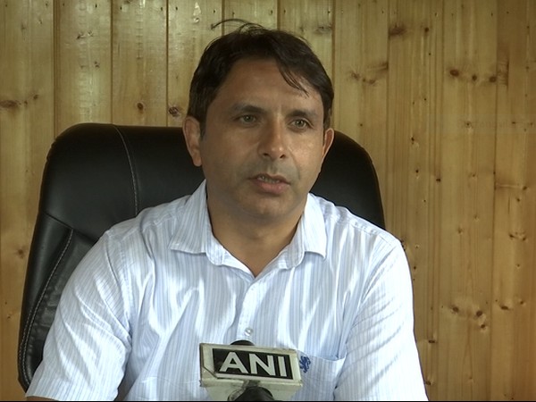 Javaid Ahmad Masoodi, Incharge of Mughal Gardens, Kashmir (Photo/ANI)