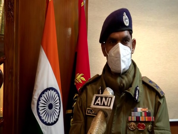 Vijay Kumar, IG, Kashmir (Photo/ ANI)