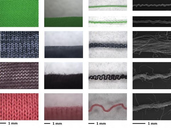 An example of the fabrics used in the research - tests showed that clothing made with more tightly-weaved material was less likely to shed fibres (Picture Courtesy: Francesca De Falco)