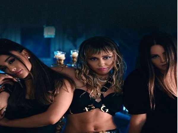 Ariana Grande, Miley Cyrus and Lana Del Rey as Charlie's Angels (Image courtesy: Instagram)