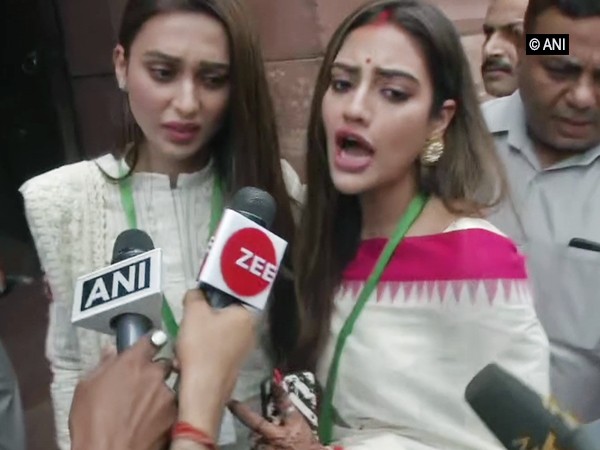 Nusrat Jahan Ruhi and Mimi Chakraborty