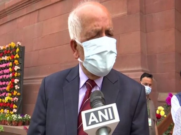 Nepal Ambassador Nilambar Acharya speaking with ANI on Thursday.