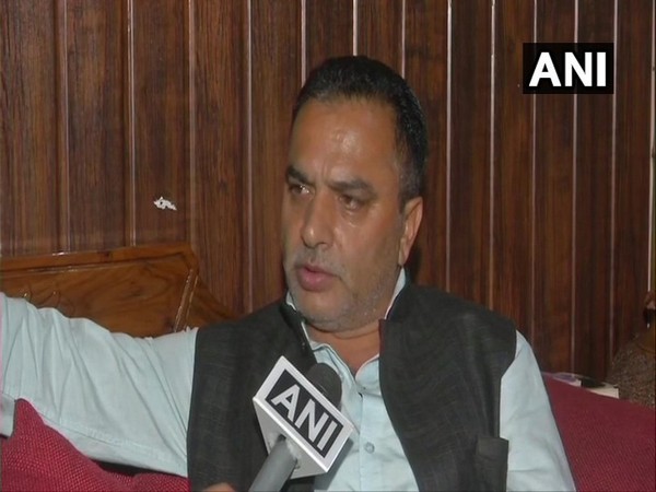 Shafiq Mir, Chairman of All J& K Panchayat Conference talking to ANI in Srinagar on Friday 