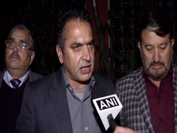 Shafiq Mir, Chairman All Jammu and Kashmir Panchayat Conference talking to ANI in New Delhi on Wednesday 