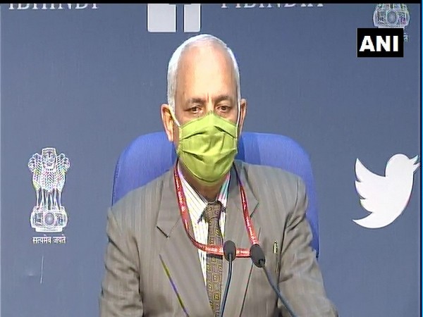 Manohar Agnani, Additional Secretary, Union Health Ministry during a press conference in New Delhi on Thursday. (Photo/ANI)