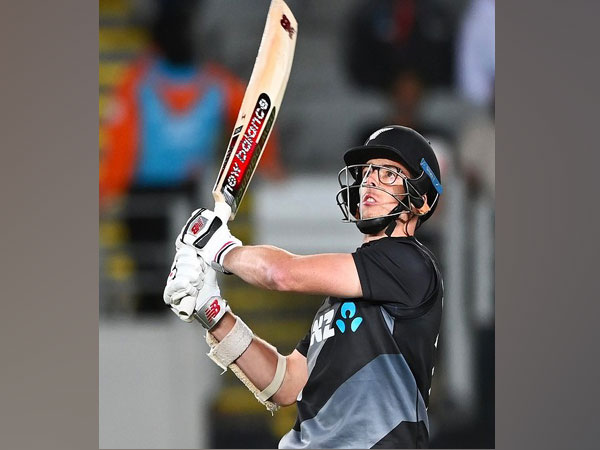 New Zealand cricketer Mitchell Santner (Image: Blackcaps' Twitter)