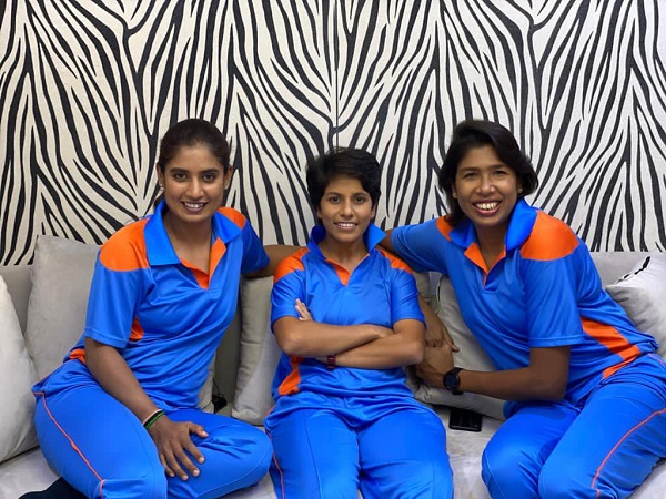 Indian women's cricketer Mithali Raj, Poonam Yadav and Jhulan Goswami (Image: Mithali Raj's Twitter)
