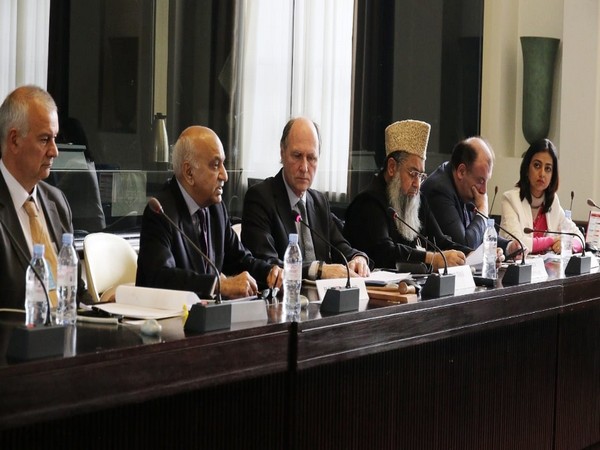 MJ Akbar at a meeting held in Geneva to discuss the CAA