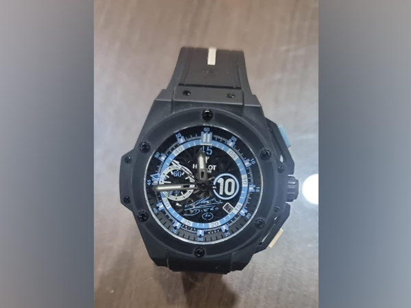 Hublot watch (Photo source: Twitter of Assam Chief Minister Himanta Biswa Sarma)