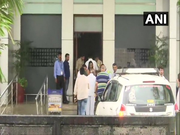 Rebel MLAs at Mumbai airport on Saturday. Photo/ANI