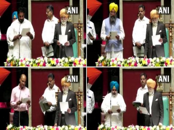 Punjab's newly-elected MLAs in Chandigarh(ANI)