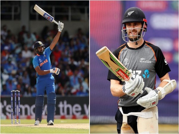 India skipper Virat Kohli (L) and New Zealand captain Kane Williamson (R)