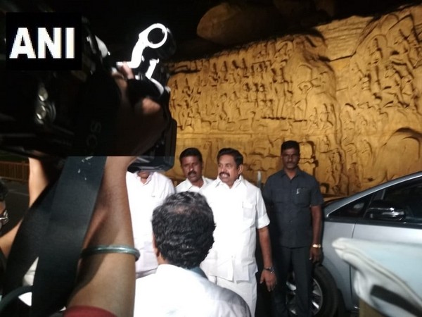 Tamil Nadu Chief Minister Edappadi K Palaniswami in Mamallapuram, Tamil Nadu on Thursday. 