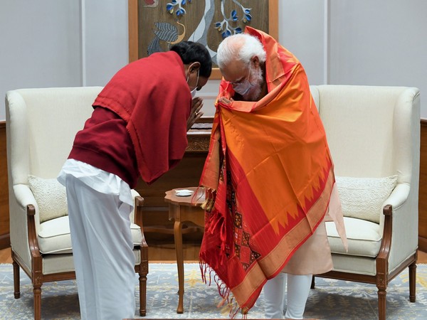 Telangana Chief Minister K Chandrasekar Rao with Prime Minister Narendra Modi. 