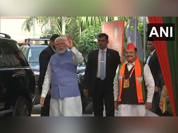 PM Narendra Modi and BJP national president JP Nadda (Photo/ANI)