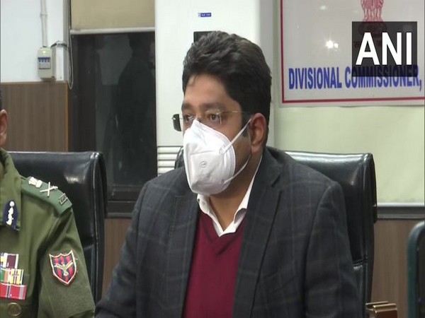Divisional Commissioner Jammu, Dr Raghav Langer (Photo/ANI)