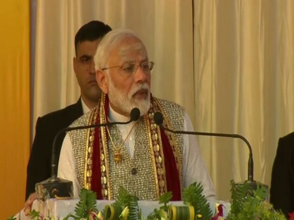 Prime Minister Narendra Modi speaking at Jangamwadi Math in Varanasi on Sunday