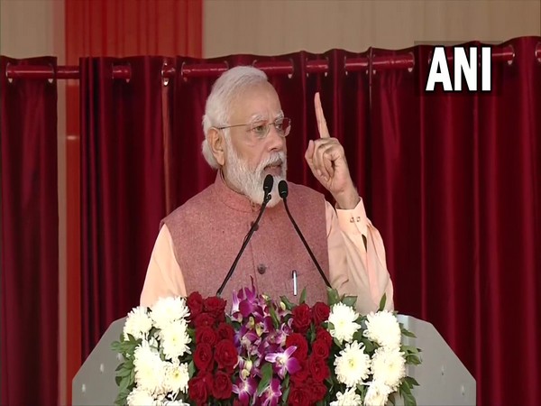 Prime Minister Narendra Modi at Dehradun (Photo/ ANI)