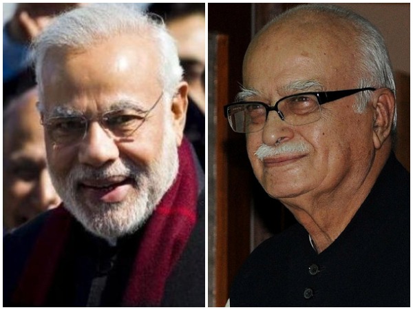 Prime Minister Narendra Modi and BJP veteran LK Advani (File photo)