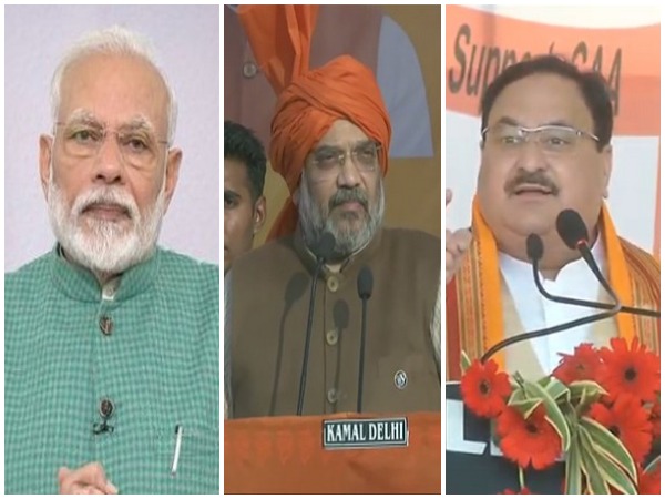 Prime Minister Narendra Modi, Union Home Minister Amit Shah and BJP chief JP Nadda (File photo)