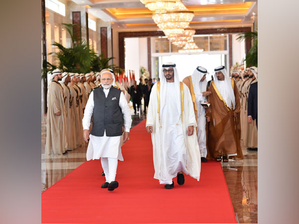 PM Modi was seen off by Crown Prince of the UAE Mohammed bin Zayed Al Nahyan on Saturday