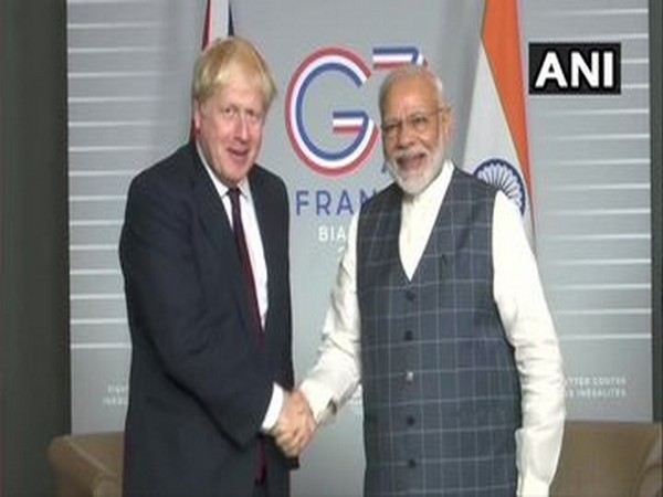 Prime Minister Narendra Modi with his British counterpart Boris Johnson (file photo)