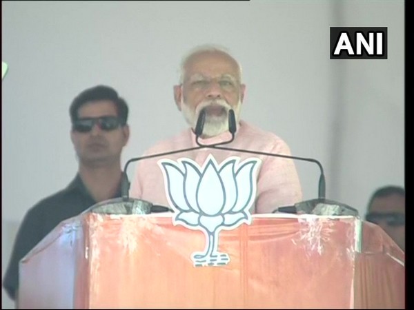 Prime Minister Narendra Modi addressing a public rally in Dehradun