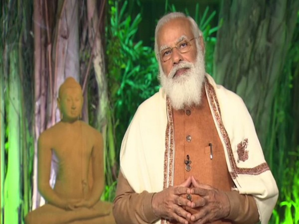 Prime Minister Narendra Modi speaking at a event via video conference. (Photo/ANI)