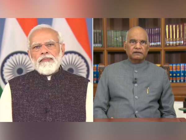 PM Modi (Left) President Kovind (Right)